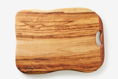 Greenvalley large red handle chopping board