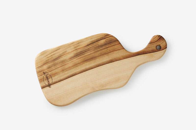 Guitar Shape Wooden Serving Boards with Thumb Hole