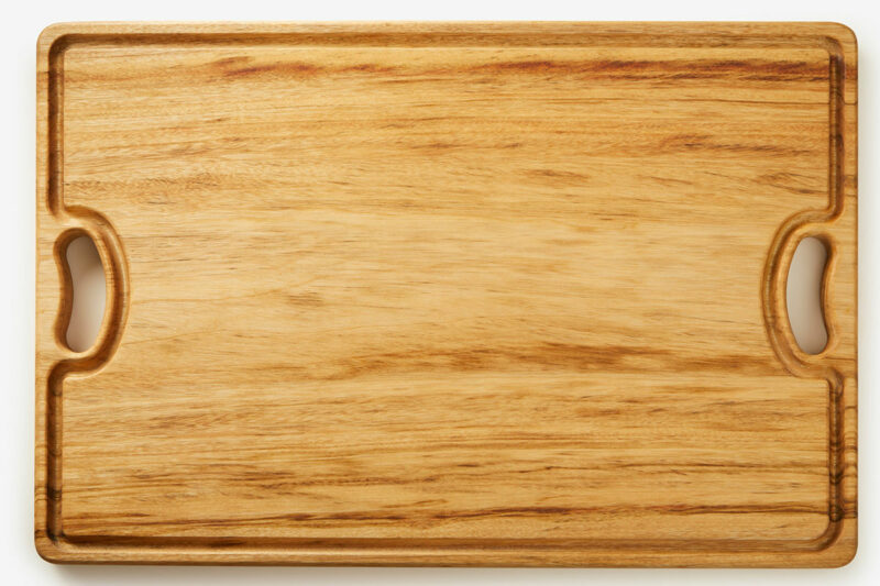 Groove handle cutting board large